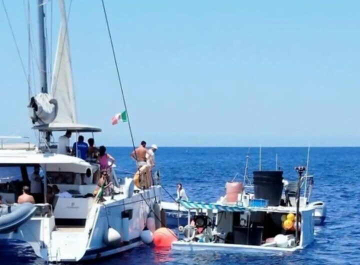 incidente in alto mare a filicudi
