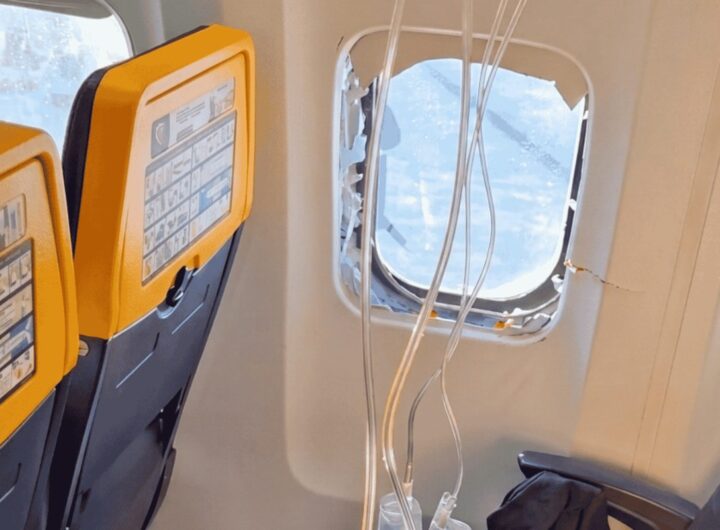 finestrino volo ryanair