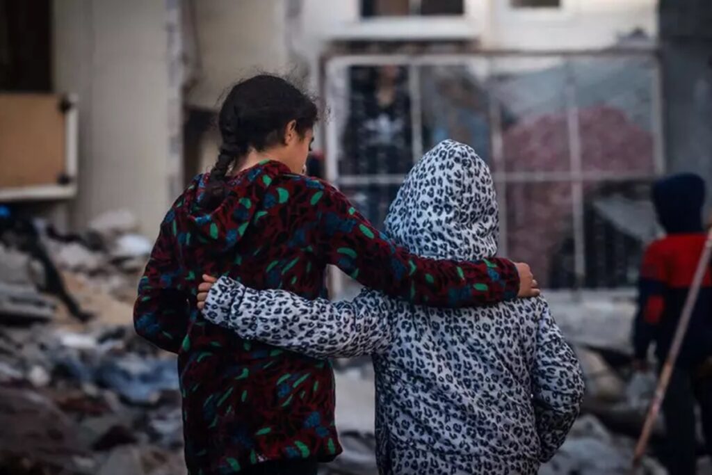 Bambini a Gaza