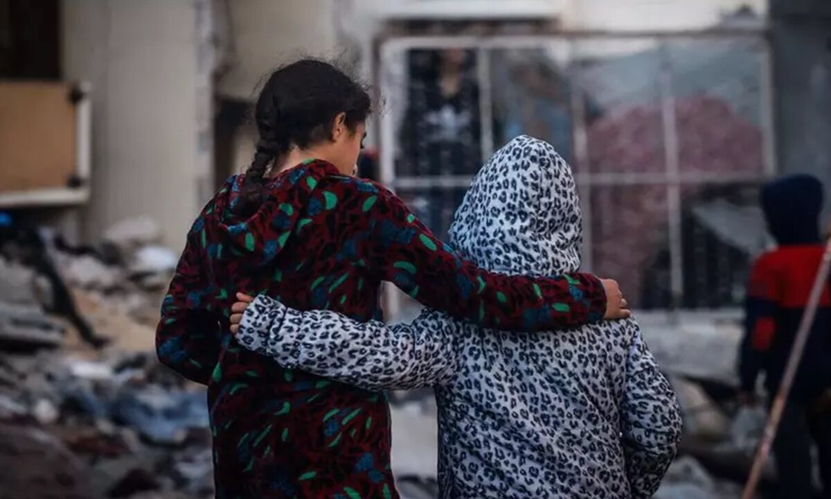 Bambini a Gaza