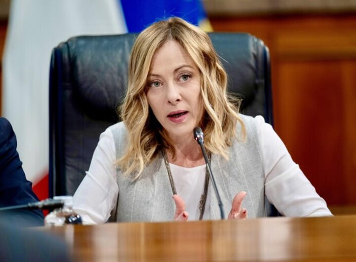 La premier Giorgia Meloni