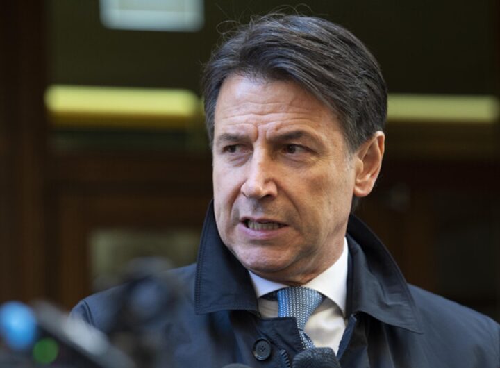 Il leader del Movimento 5 Stelle, Giuseppe Conte