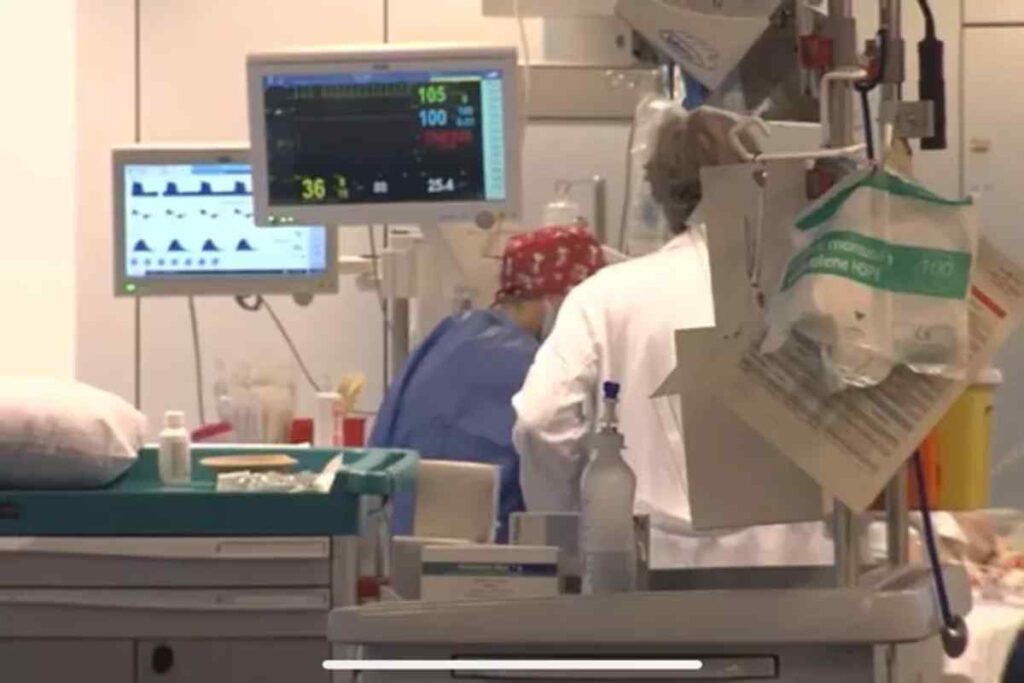 Una sala di un ospedale