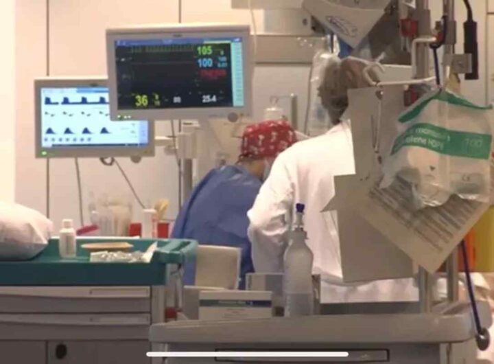 Una sala di un ospedale
