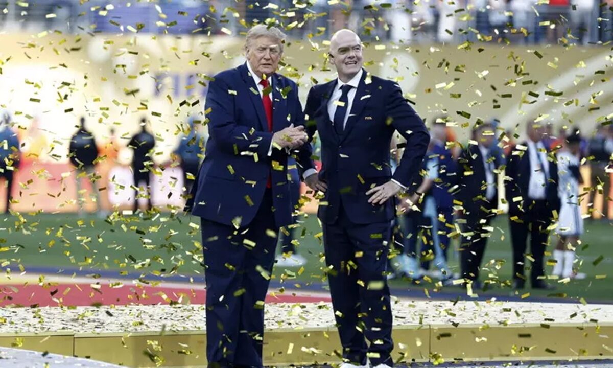 Donald Trump e Gianni Infantino