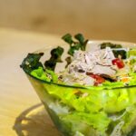 insalata con tonno e ceci e verdure