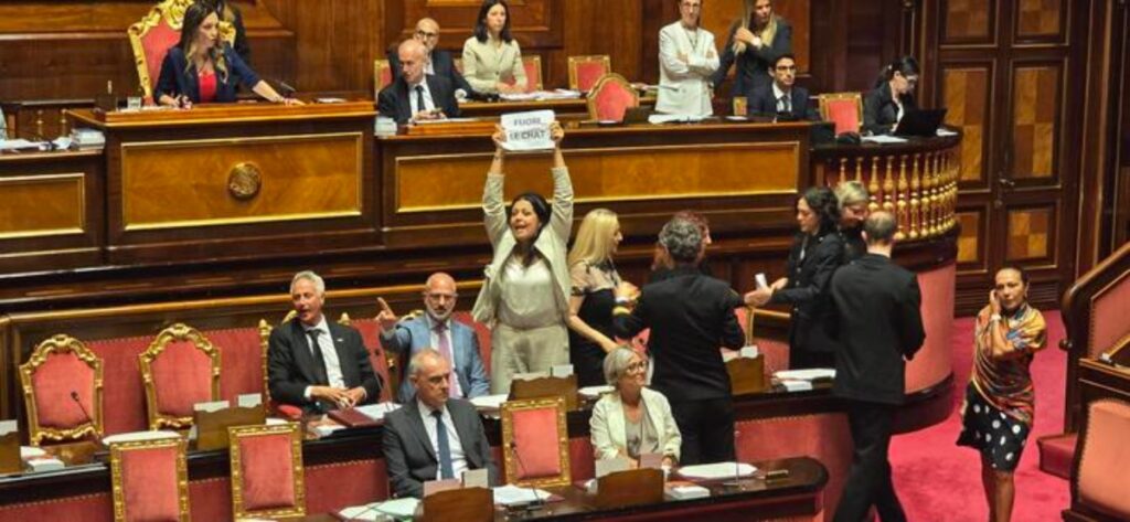 m5s occupa banchi governo
