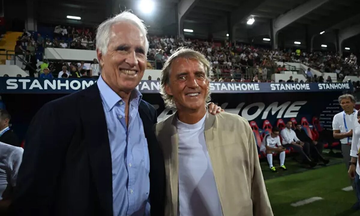 Giovanni Malagò e Roberto Mancini