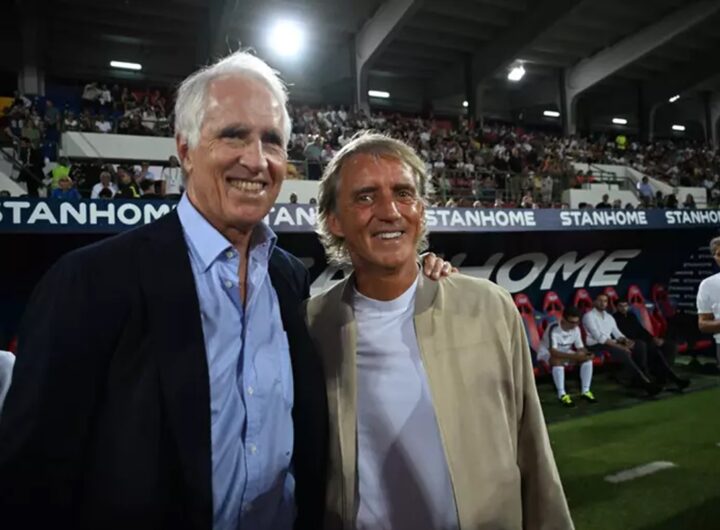 Giovanni Malagò e Roberto Mancini