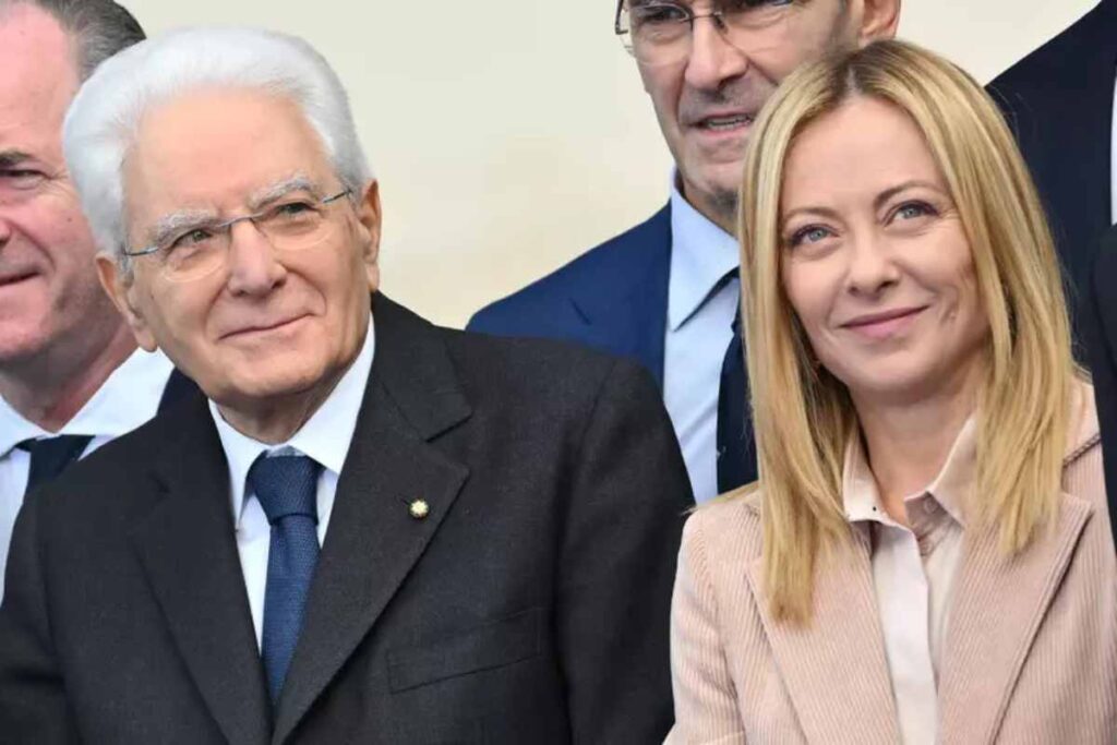 Giorgia Meloni e Sergio Mattarella