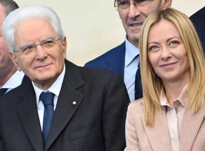 Giorgia Meloni e Sergio Mattarella