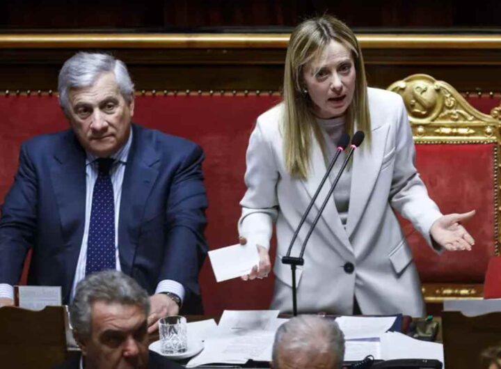Giorgia Meloni e Tajani