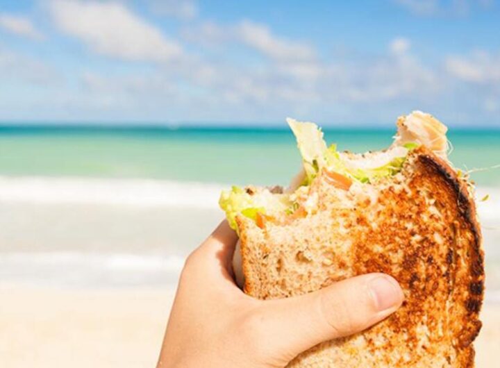 panino in spiaggia