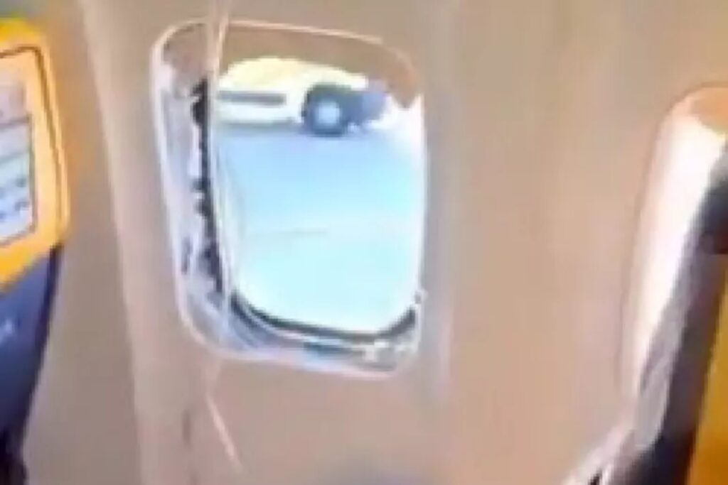 finestrino volo ryanair