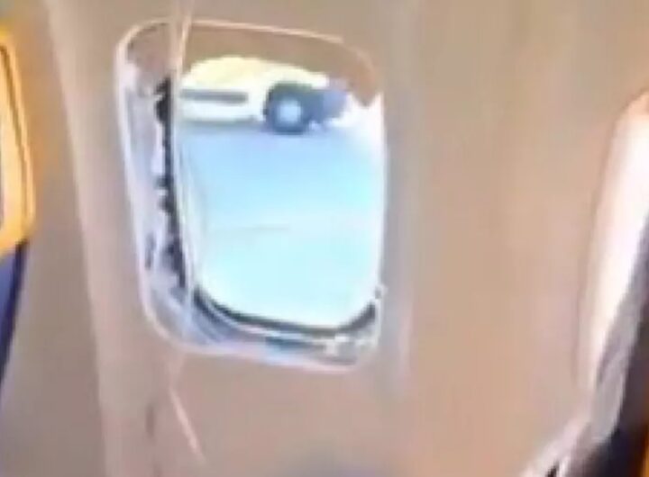 finestrino volo ryanair