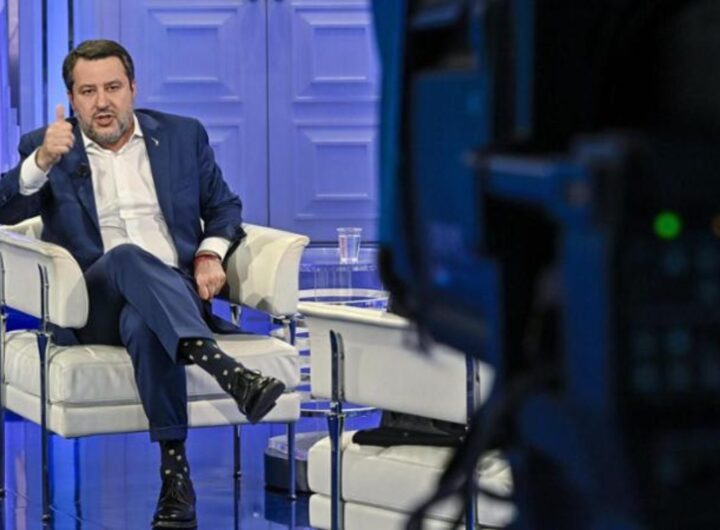 salvini in tv