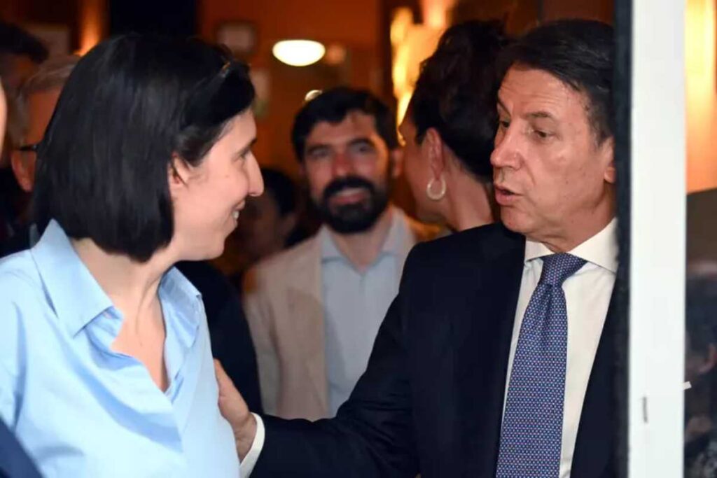 Elly Shclein e Giuseppe Conte