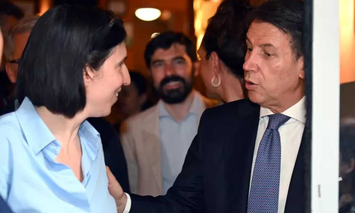 Elly Shclein e Giuseppe Conte