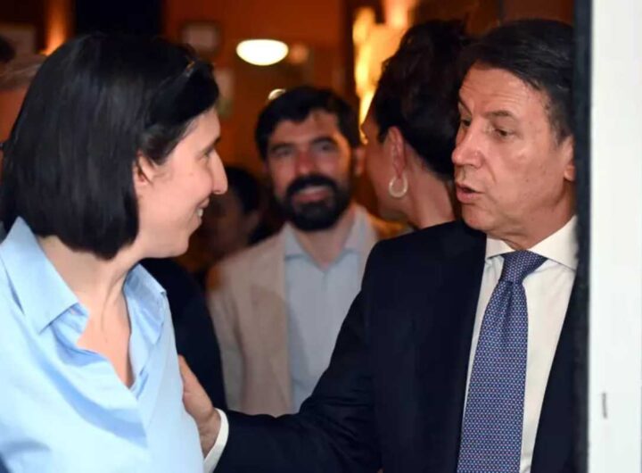 Elly Shclein e Giuseppe Conte