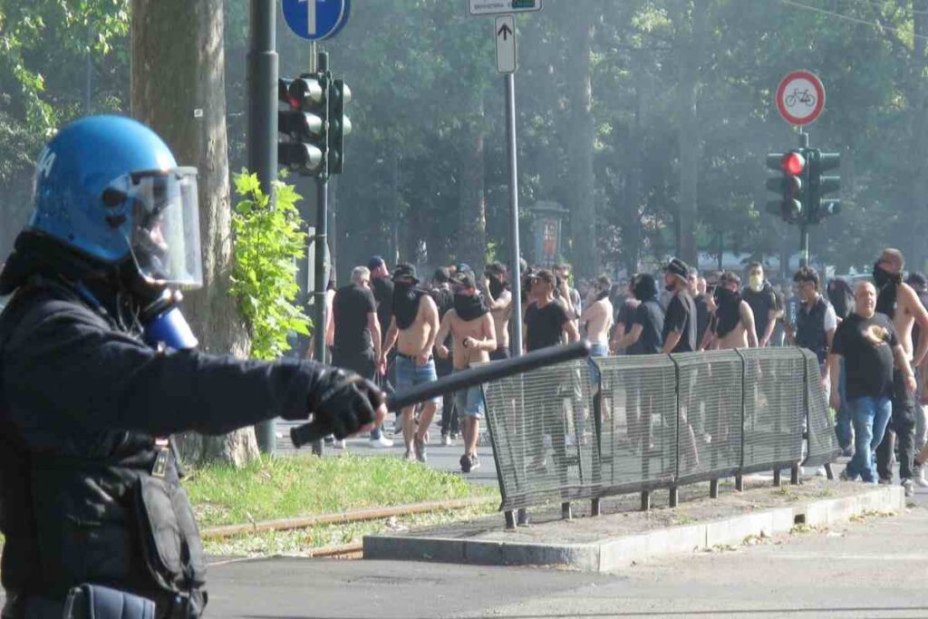 Scontri al derby di Torino