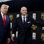 Trump insieme al capo della Fifa Infantino