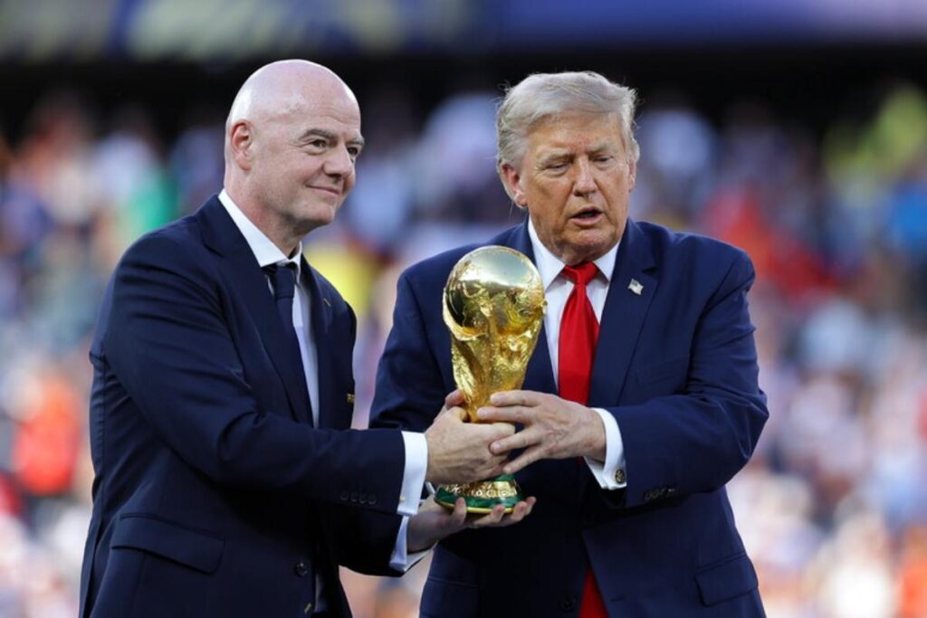 trump infantino mondiale