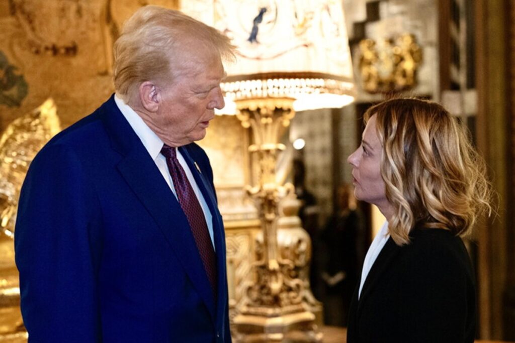 Donald Trump e Giorgia Meloni