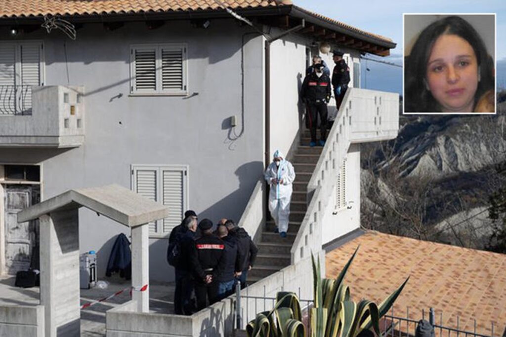 La casa dove avvenne l'omicidio di Emanuela Massicci
