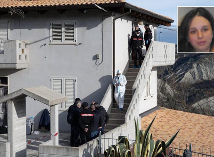 La casa dove avvenne l'omicidio di Emanuela Massicci