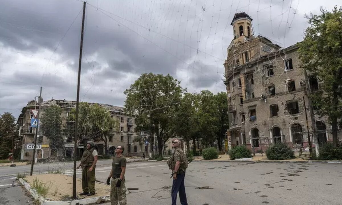 I bombardamenti su Kiev