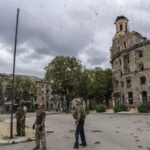 I bombardamenti su Kiev