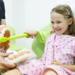 bambina dal dentista