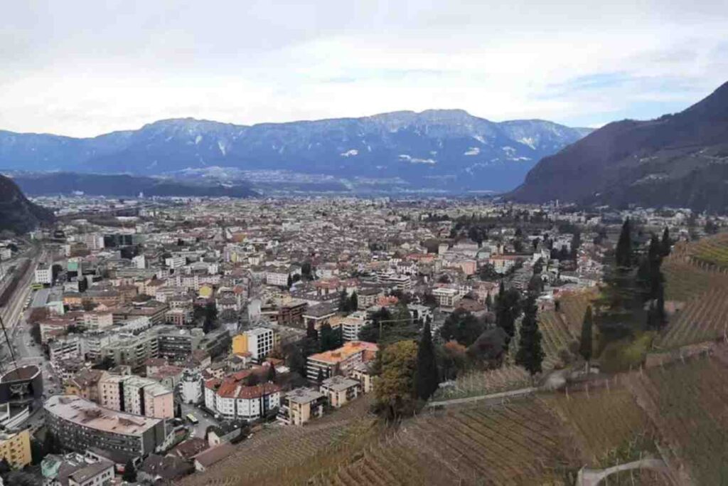 Una veduta di Bolzano