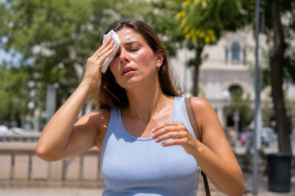 caldo e colpo di calore