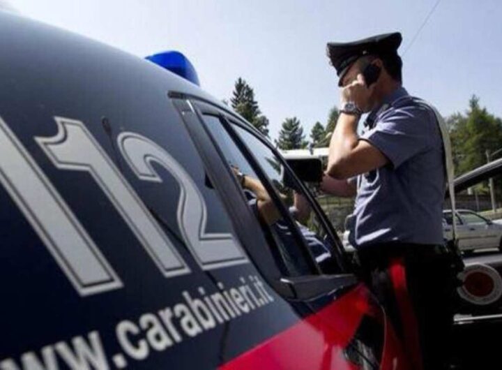 Un carabiniere in servizio