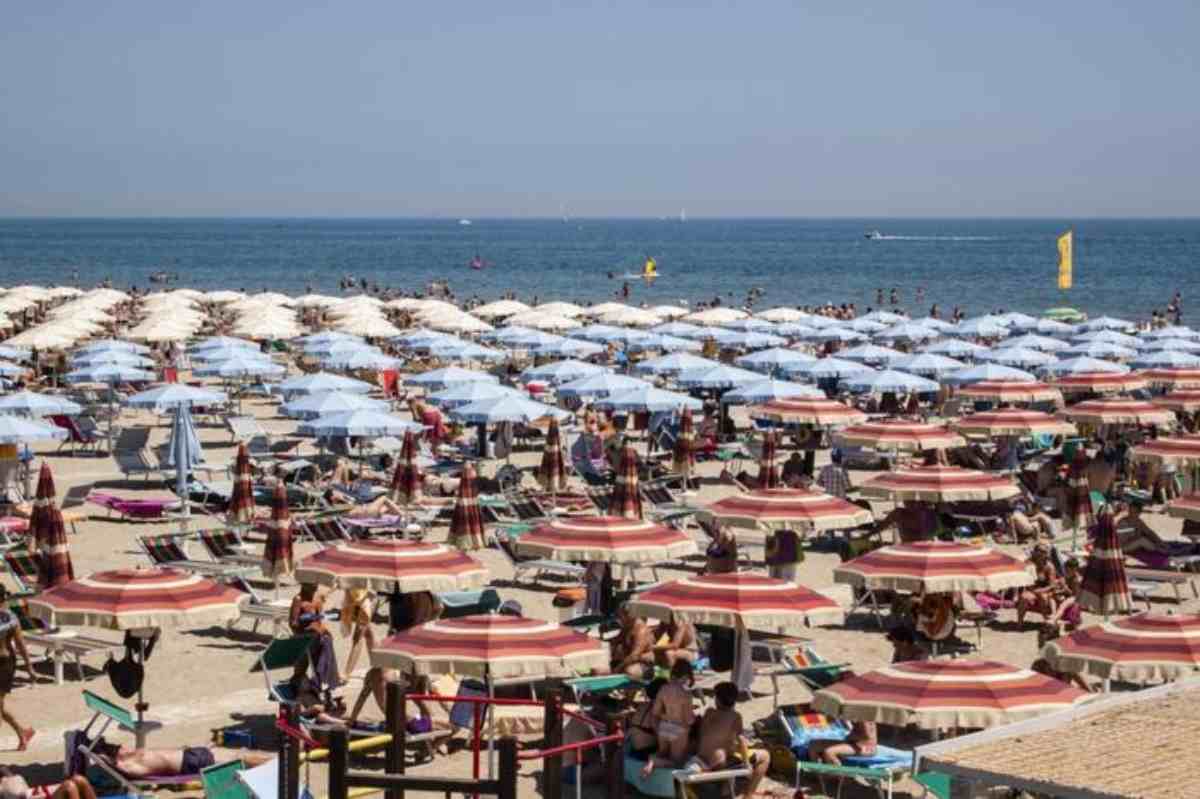 La spiaggia di Cesenatico