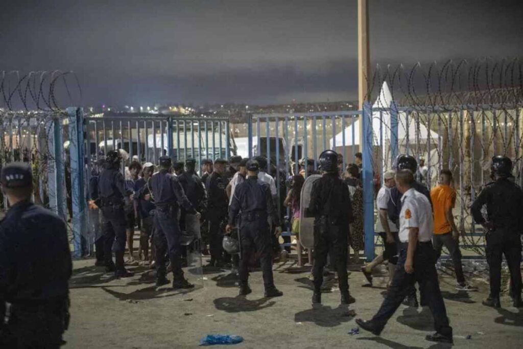 Migranti a Ceuta