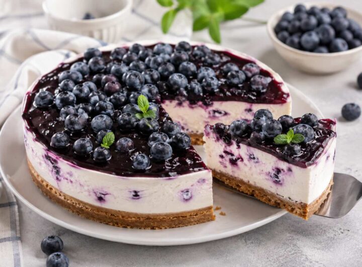 cheesecake ai mirtilli