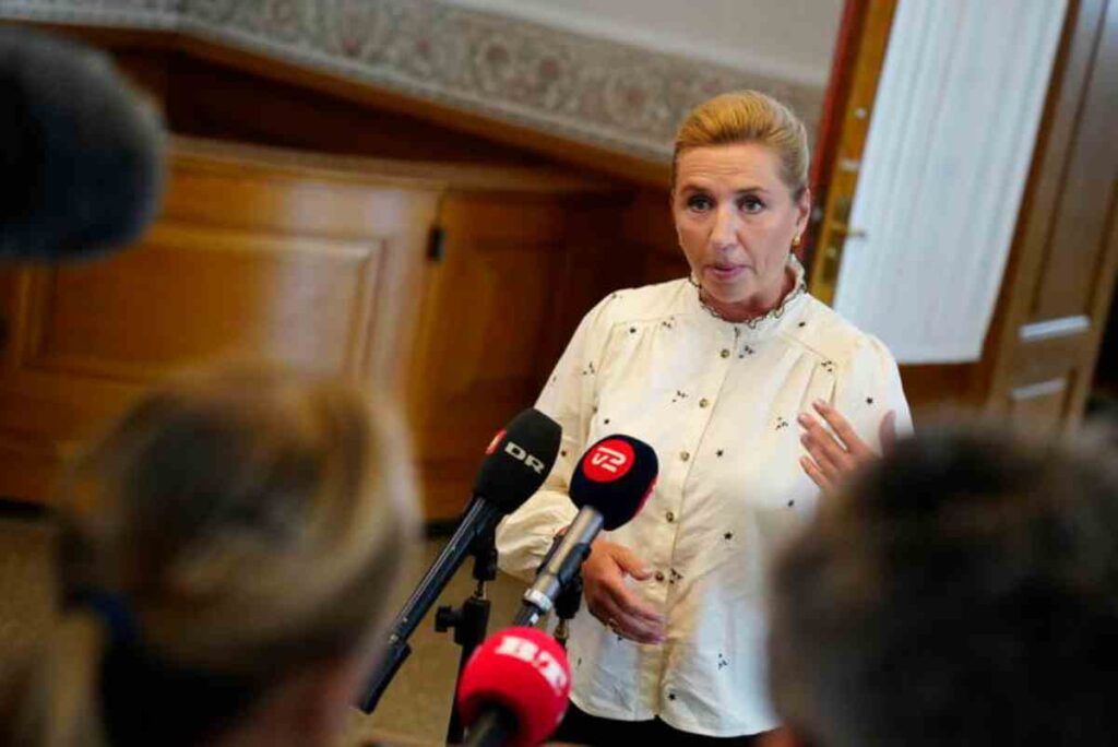 La premier danese Mette Frederiksen