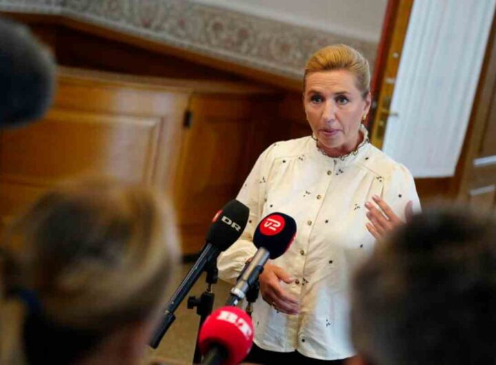 La premier danese Mette Frederiksen