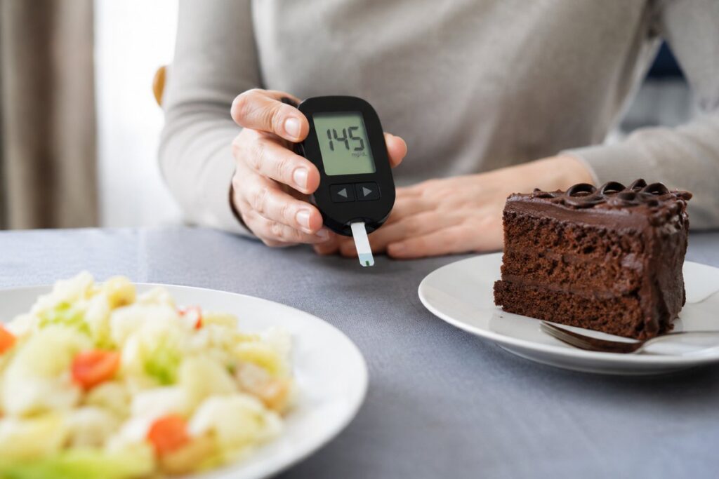 dolce dopo un pasto e diabete
