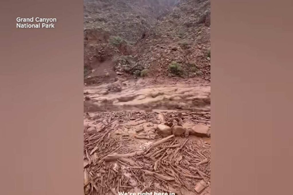 Il Gran Canyon inondato