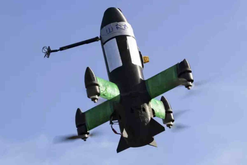 Il drone trovato a Lipsia