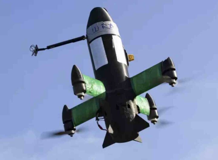 Il drone trovato a Lipsia