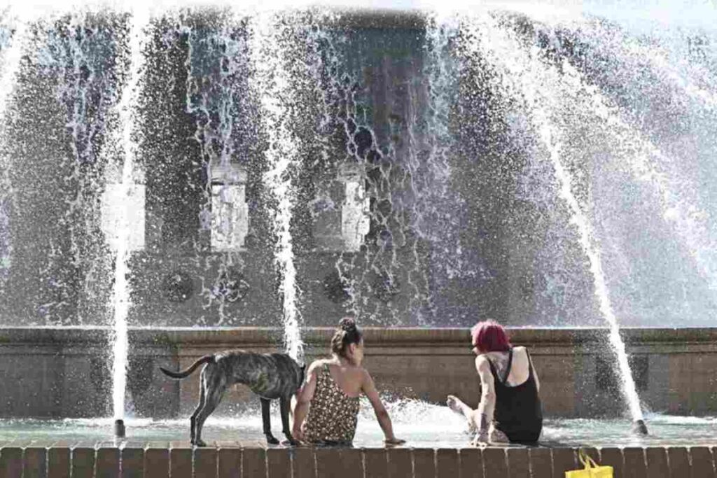 Una fontana