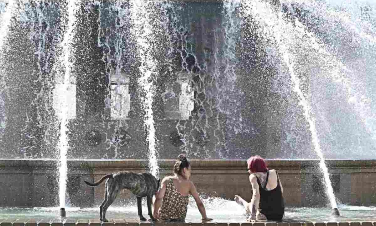 Una fontana