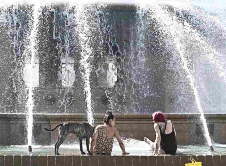 Una fontana
