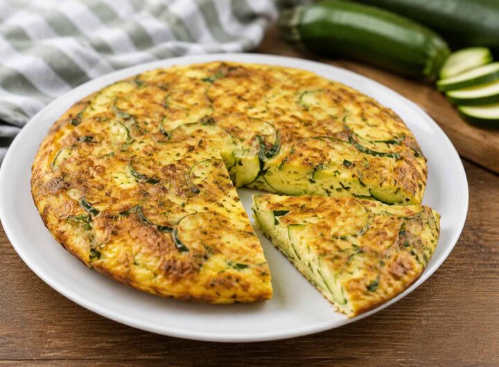 frittata con zucchine e parmigiano