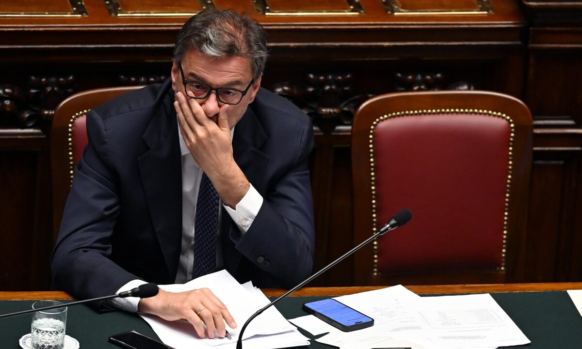 il ministro giorgetti
