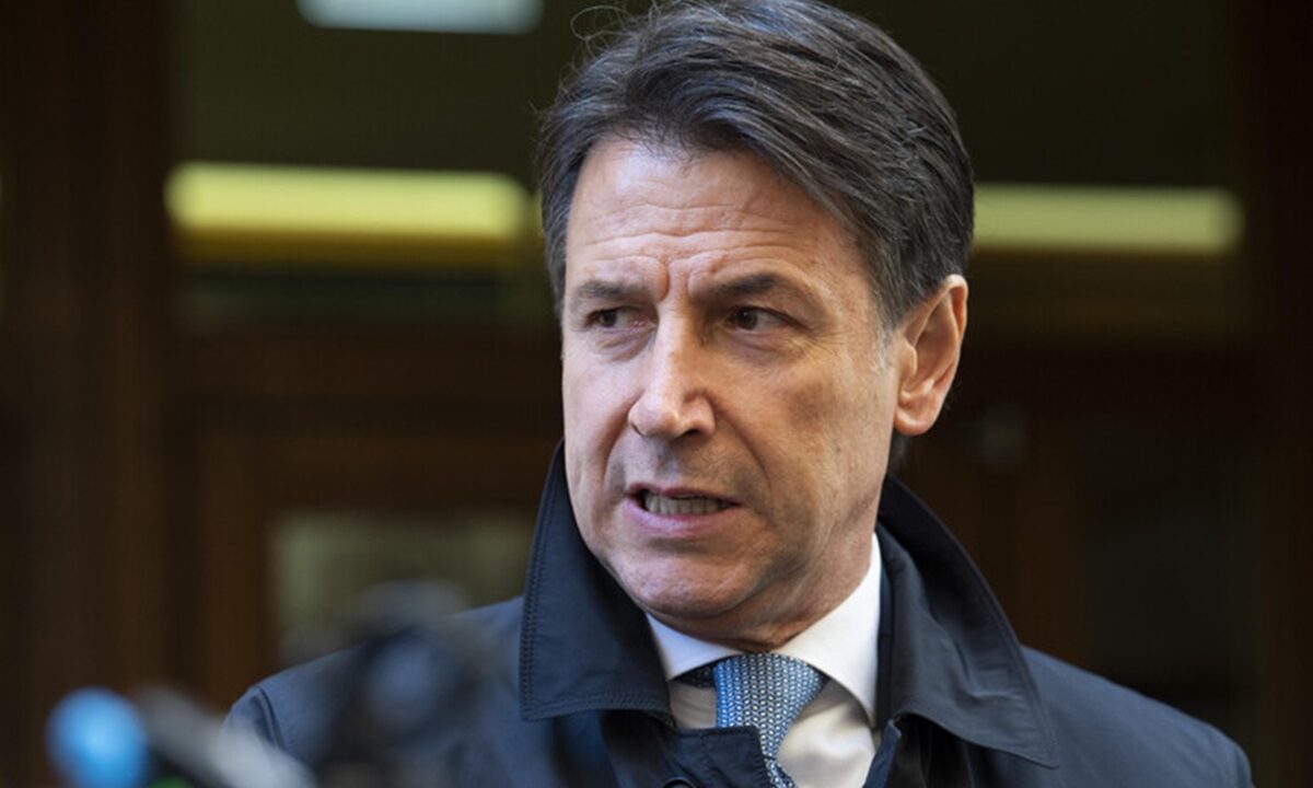 Il leader del Movimento 5 Stelle, Giuseppe Conte